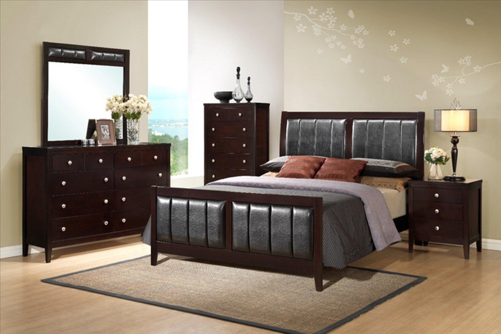 Rent to Own Elements International 5 Piece Lawrence II Queen Bedroom